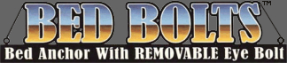 Bedbolts - Bed Anchors with Removable Eye Bolts